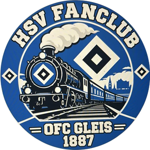 Logo HSV Fanclub OFC Gleis 1887